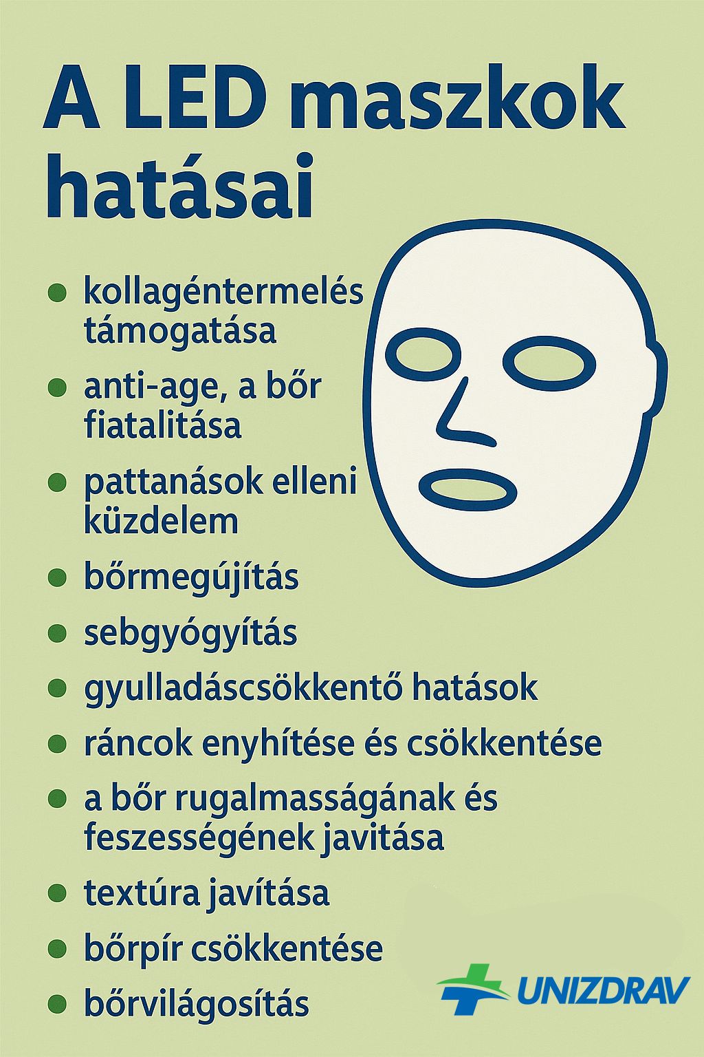 A LED-maszkok hatásai