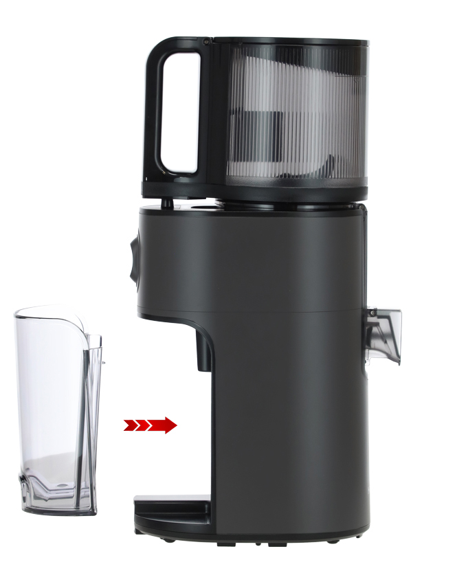 Hurom H400 zöldség- és gyümölcsprés, titánszürke