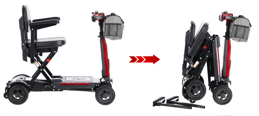 Összecsukható  COMPACT robogó lítium akkumulátorral