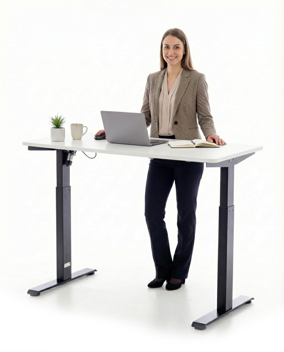 UNIZDRAV állítható magasságú íróasztal 120x60 cm, fehér