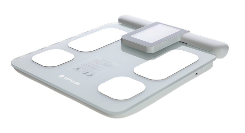 Professzionális SMART mérleg testelemző funkcióval és LED kijelzővel a fogantyún + mobil alkalmazás és Bluetooth