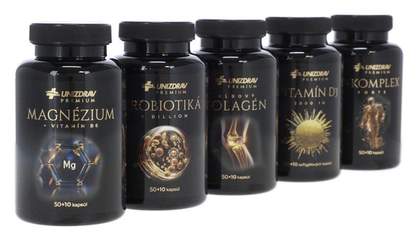 Magnézium + B6-vitamin UNIZDRAV, 50 + 10 kapszula ajándékba
