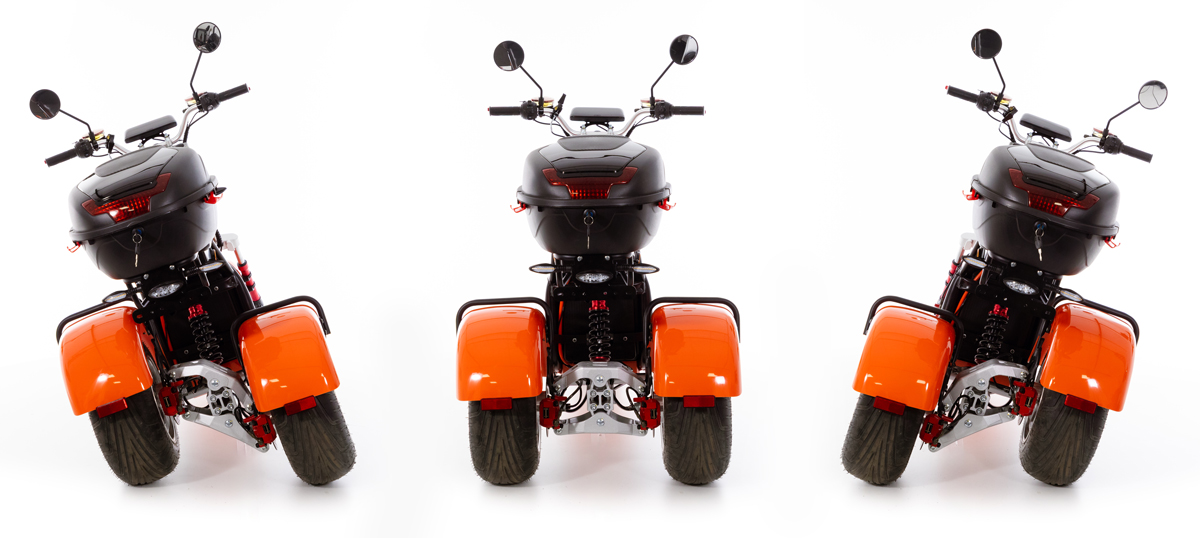 Elektromos Chopper UNIZDRAV EasyRide, narancssárga