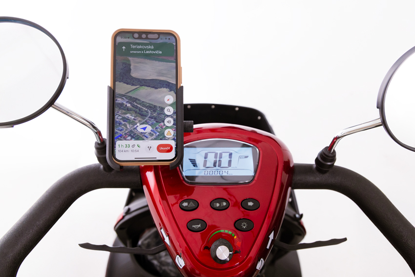 Mobiltelefon-tartó elektromos robogóhoz