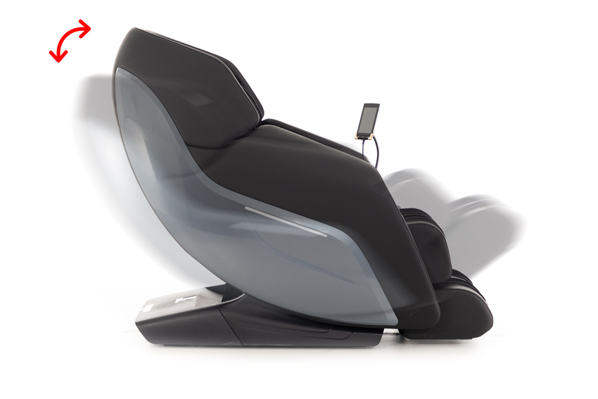 RelaxPro 3D MASSAGER elektromos masszázsfotel, szürkés-fekete