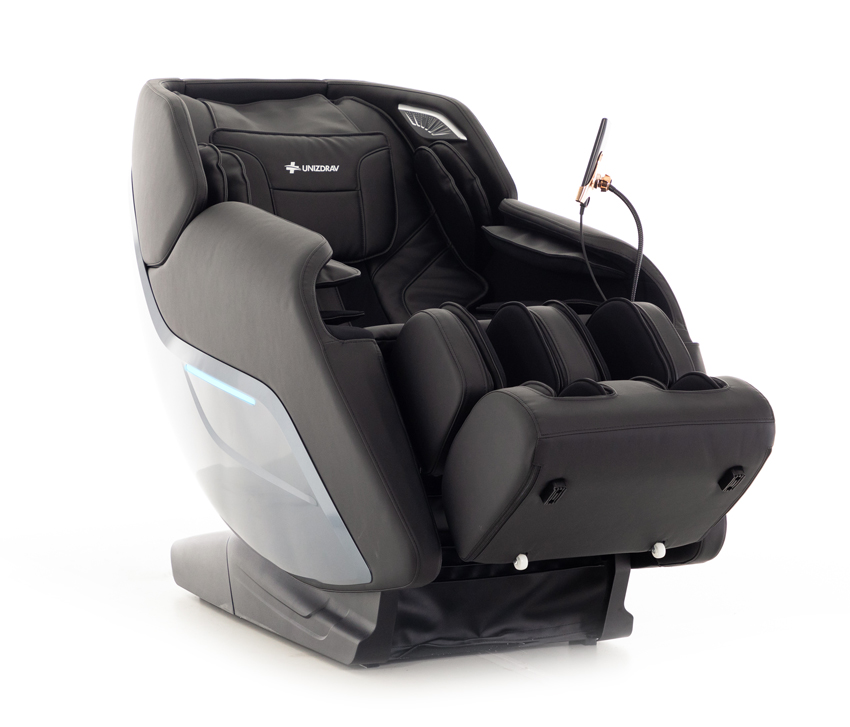 RelaxPro 3D MASSAGER elektromos masszázsfotel, szürkés-fekete