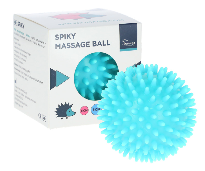 Süni masszázslabda, kék 6 cm