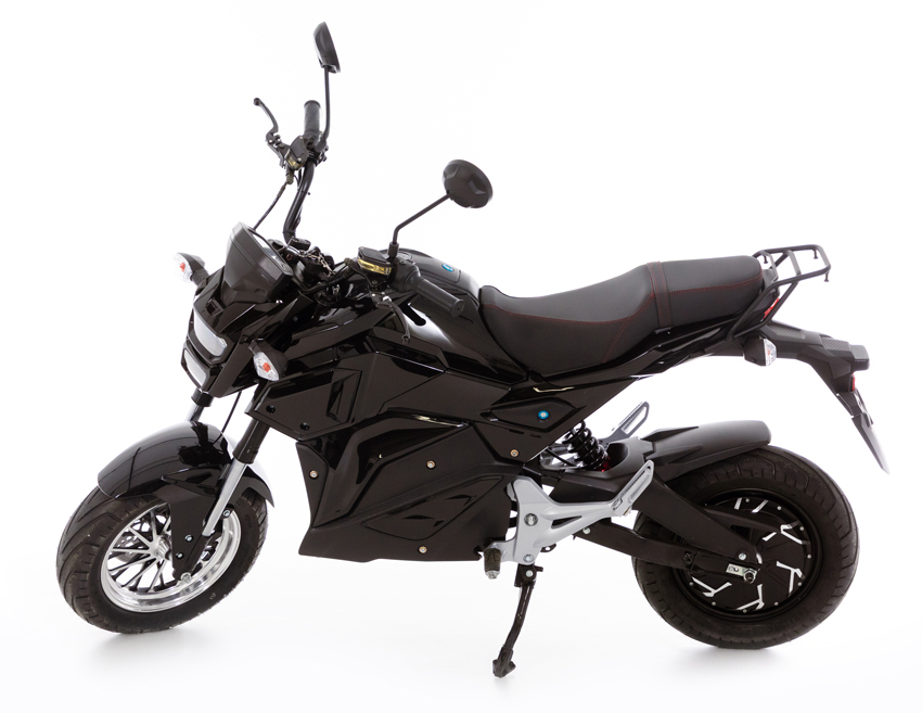 Elektromos motorkerékpár e-Flex, fekete