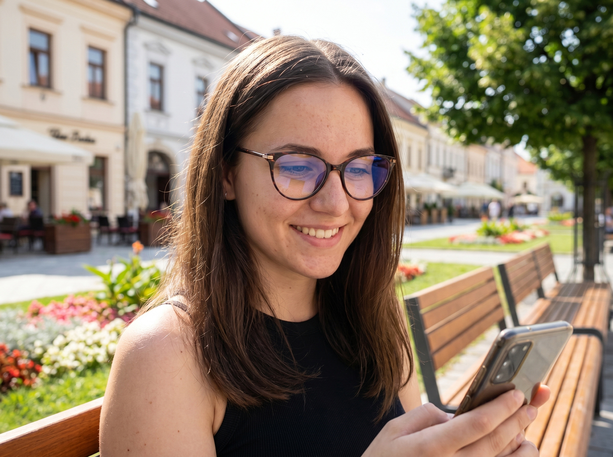 Kékfényszűrő szemüveg UNIZDRAV Urban Style + tok, tárolózsák és tesztkészlet