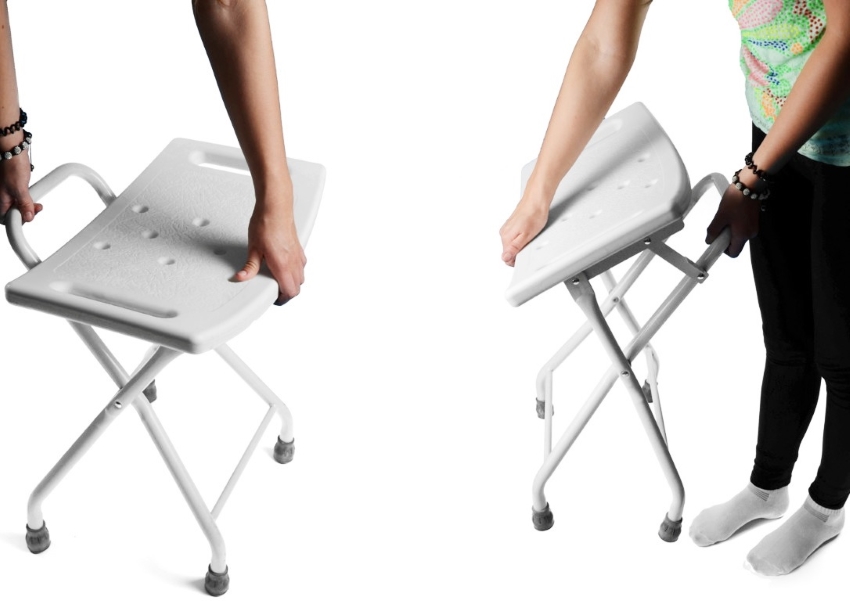 Összecsukható zuhanyzószék UNIZDRAV