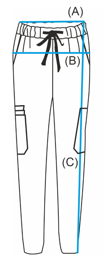 Női egészségügyi munkanadrág Unidress Basic, fehér