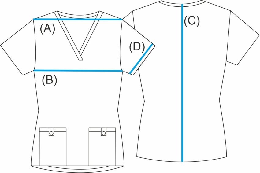 Női orvosi blúz Unidress Basic, fehér