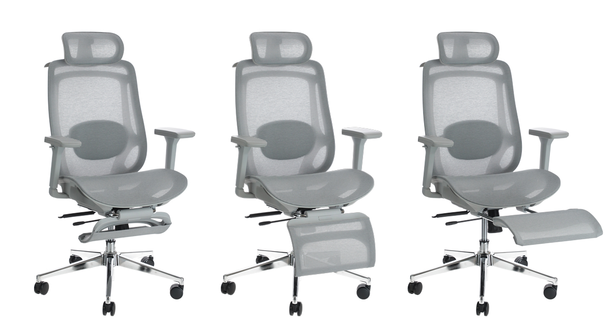Ergonomikus irodai szék lábtartóval UNIZDRAV