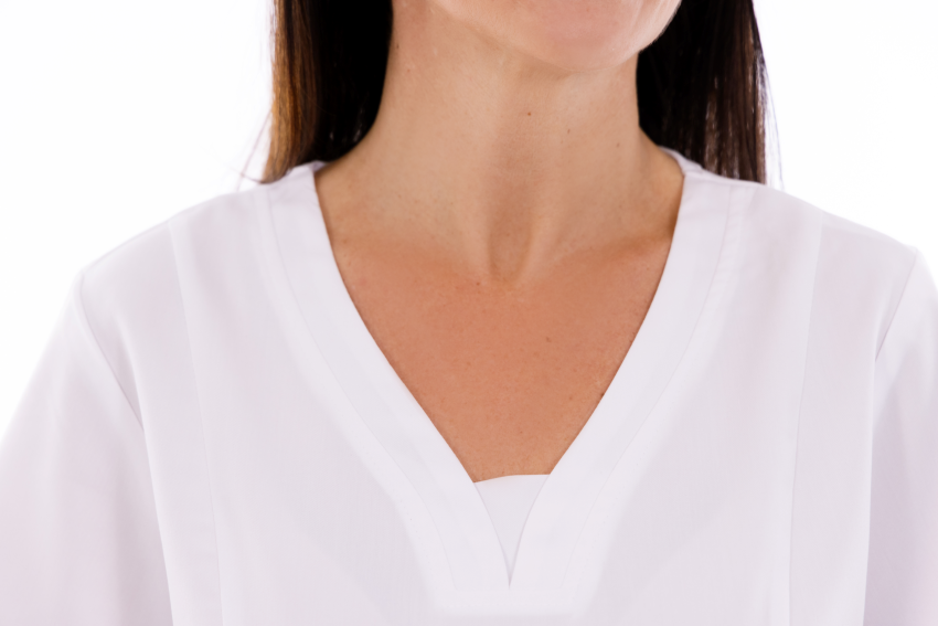 Női orvosi blúz Unidress Basic, fehér