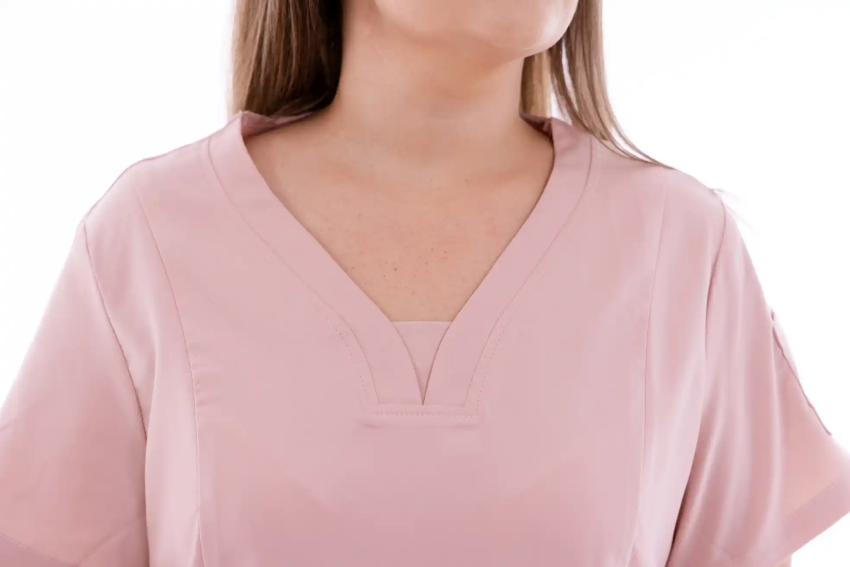 Női orvosi blúz Unidress Basic, púder színű