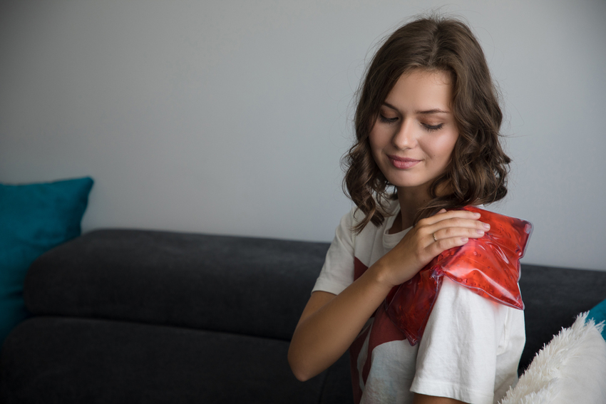 UNIZDRAV gél párna, 18 x 15 cm