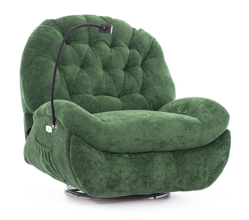Stílusos relaxációs állítható fotel TRENDY - zöld