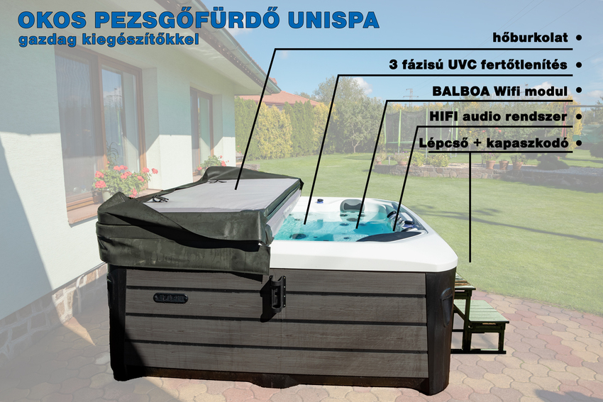 UniSPA Max Pezsgőfürdő  - 5 személyes