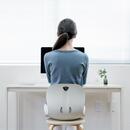 Curble Chair Wider ergonomikus ülőke háttámlával a helyes testtartás érdekében, fekete