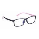 UNIZDRAV Kékfény szűrő szemüveg + szemüveg tartó tok, rózsaszín-fekete