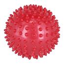 Masszírozó tüskés labda, piros 9 cm