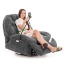 Stílusos relaxációs állítható fotel TRENDY, antracit