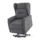 COMFORT+ dönthető masszázsfotel, antracit szövet