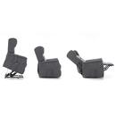 COMFORT+ dönthető masszázsfotel, antracit szövet