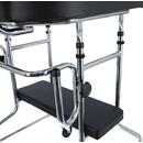 Kerekes járókeret támasztófelülettel és üléssel UNIZDRAV