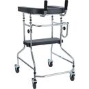 Kerekes járókeret támasztófelülettel és üléssel UNIZDRAV