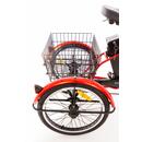 Háromkerekű elektromos kerékpár Tornádo ZTECH, piros