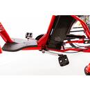 Háromkerekű elektromos kerékpár Tornádo ZTECH, piros