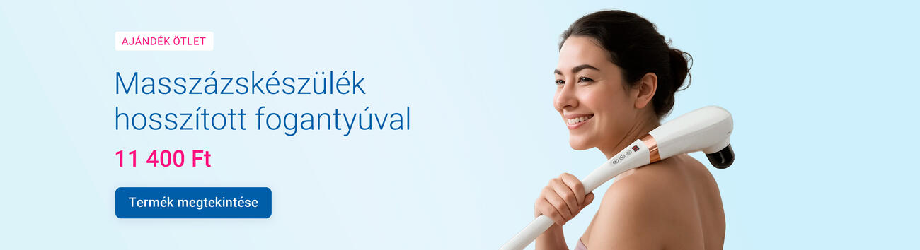 Masszázskészülék hosszított fogantyúval