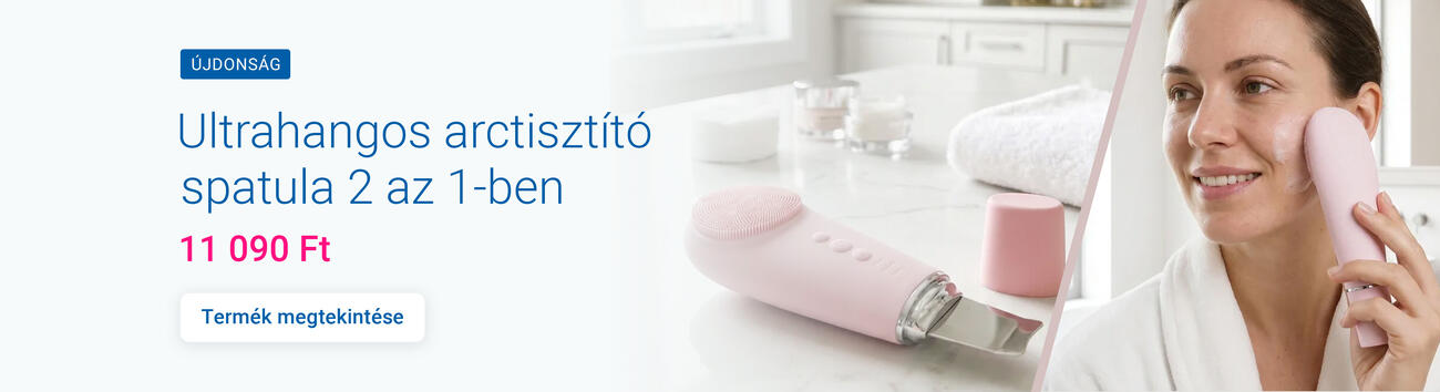 Ultrahangos arctisztító spatula