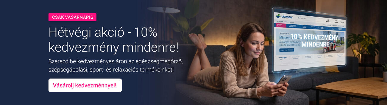 Hétvégi akció – 10% kedvezmény mindenre!