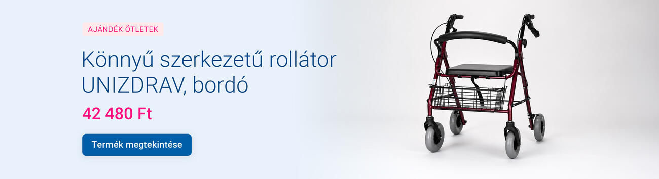 Könnyű szerkezetű rollátor
