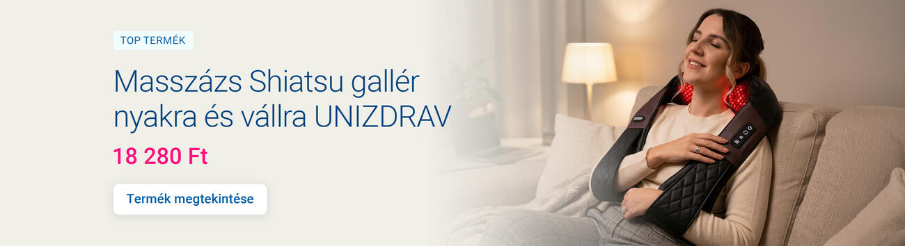 Masszázs Shiatsu gallér nyakra
