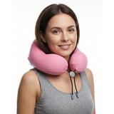 Ergonomikus memóriahabos utazópárna, rózsaszín