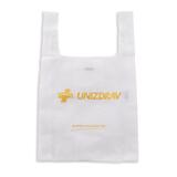 UNIZDRAV összehajtható bevásárlószatyor, fehér