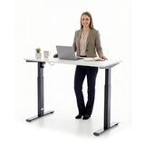 UNIZDRAV állítható magasságú íróasztal 120x60 cm, fehér