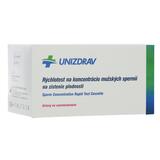 Férfi spermiumkoncentráció gyorsteszt a termékenység meghatározására.