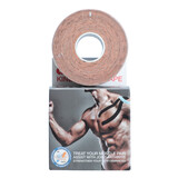 Kinezio szalag Ares 5 cm x 5 m, bézs