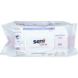 SENI CARE SENSITIVE nedves törlőkendő, 68 db