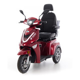 CHAMPION elektromos háromkerekű scooter - 1000 W-os motor, bordó