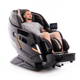 LUX 4D MASSAGER elektromos masszázsfotel, fekete-arany