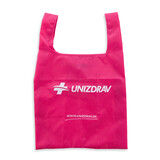 UNIZDRAV összehajtható bevásárlószatyor, rózsaszín