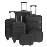 Utazóbőrönd, fekete színben