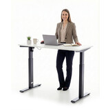 UNIZDRAV állítható magasságú íróasztal 120x60 cm, fehér