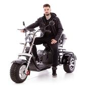 Elektromos Chopper UNIZDRAV PRO háromkerekű - erős 2000 W-os motor