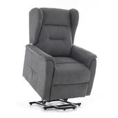 COMFORT+ dönthető masszázsfotel, antracit szövet